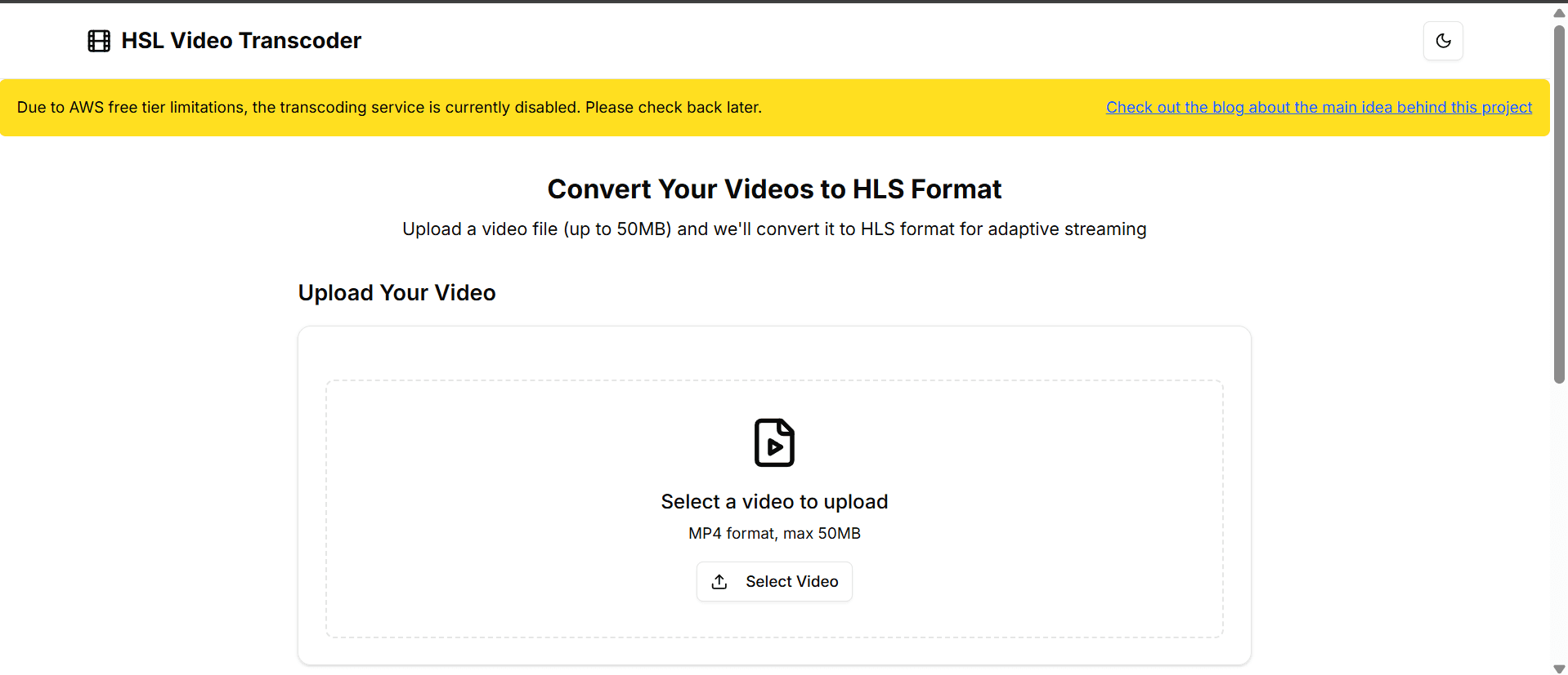 An image of the HLS Video Transcoder project.