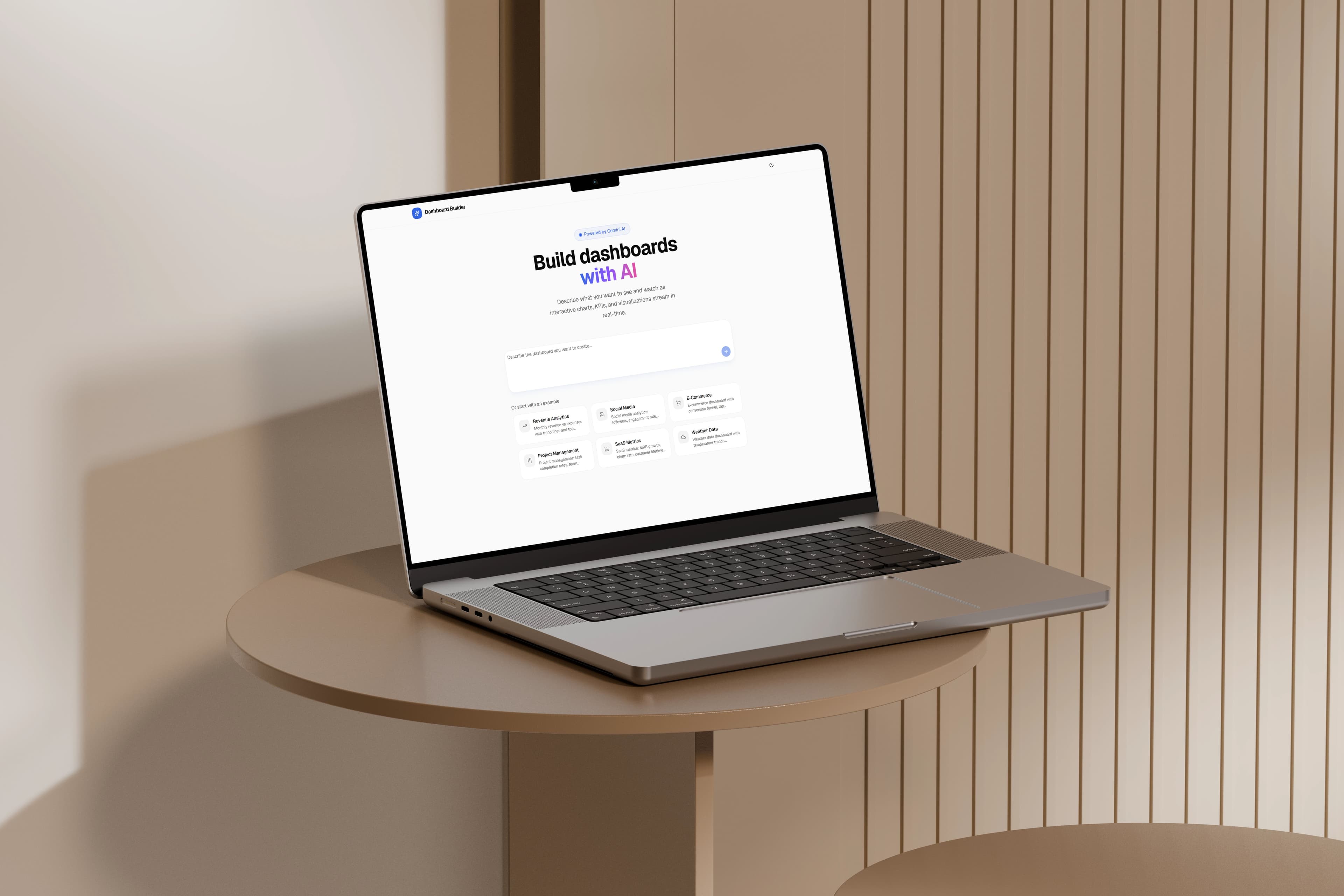 AI Dashboard Builder