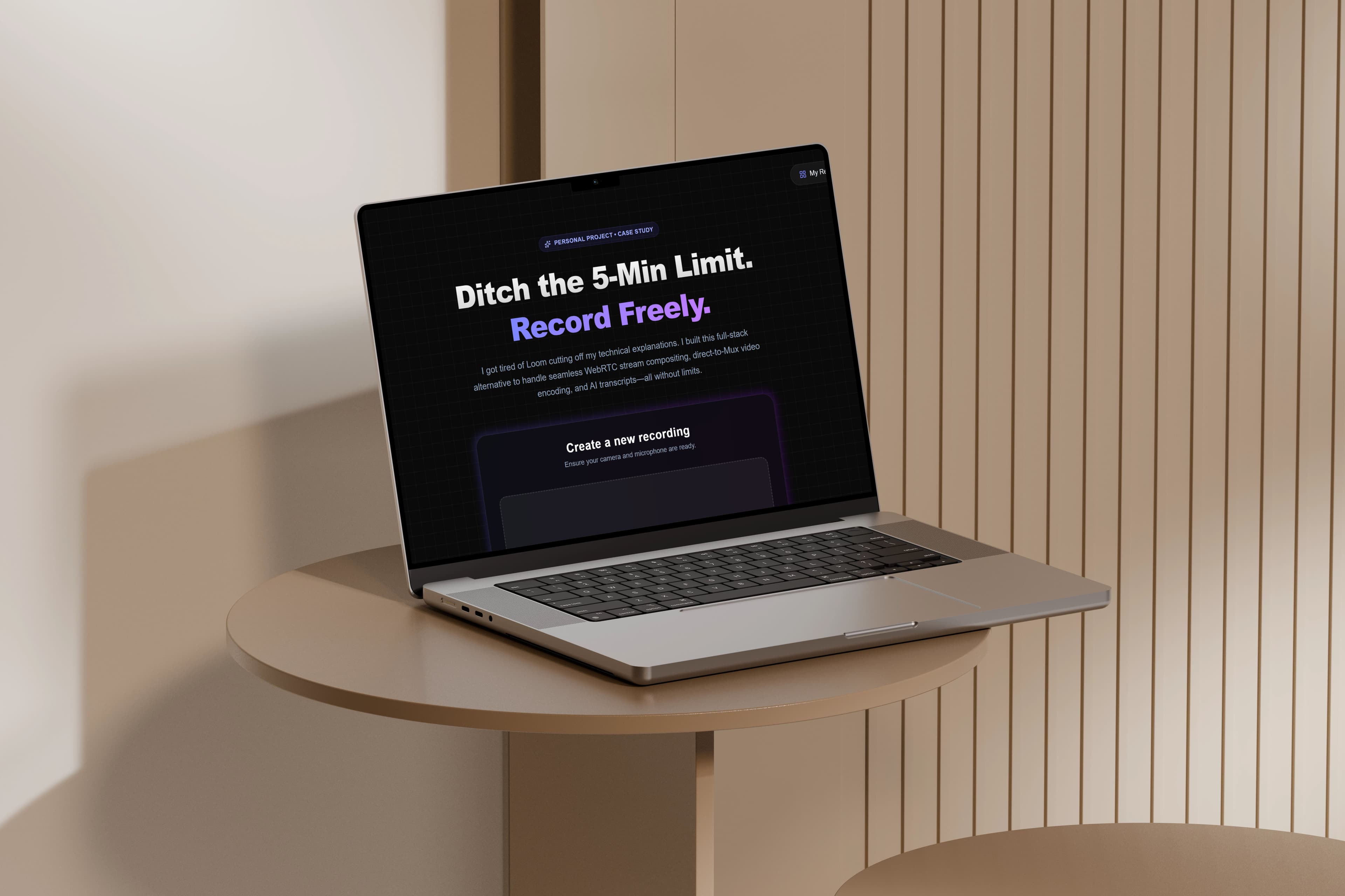Loom-Style Screen Recorder